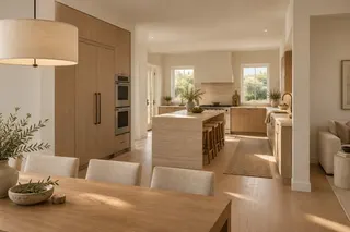 Fulton House — Dining room · connected to the kitchen and family spaces