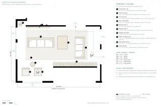 Fulton House — Living room · furniture, access and use