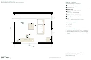 Fulton House — Study and guest bedroom · enlarged room plan