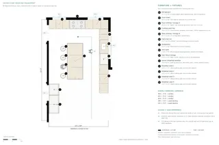 Fulton House — Main kitchen · appliances, storage and working clearances