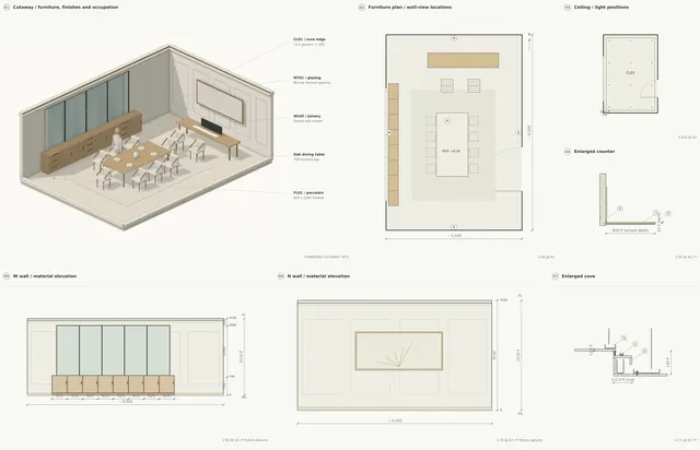 Madinah Family Villa · Family dining + art