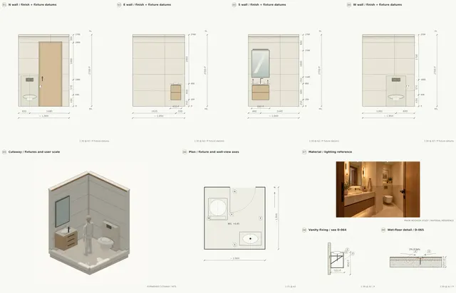 Madinah Family Villa · Arrival guest powder · complete wall set