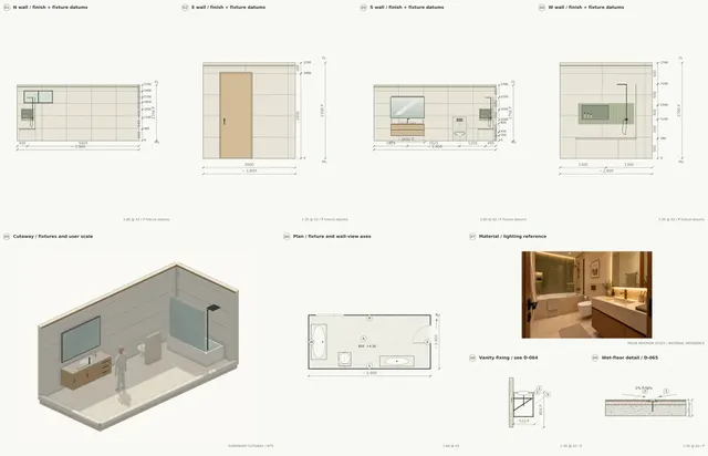 Madinah Family Villa · Eldest son bathroom · complete wall set