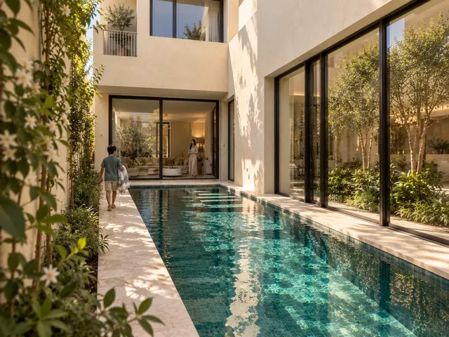 Madinah Family Villa · Exterior · Northeast pool corner