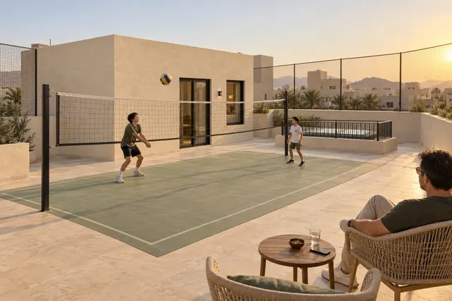 Madinah Family Villa · Exterior · Rooftop practice terrace