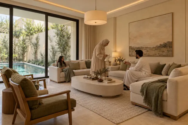 Madinah Family Villa · Interior · Ground floor salon
