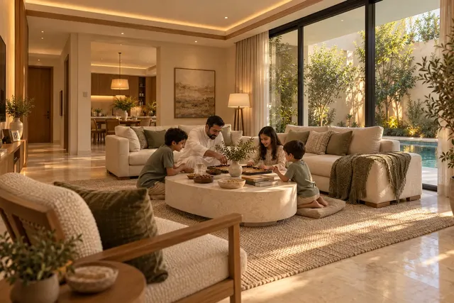 Madinah Family Villa · Interior · Everyday family living room