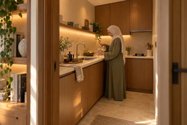 Madinah Family Villa · Interior · Family service pantry