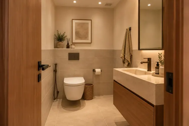 Madinah Family Villa · Interior · Shared washroom