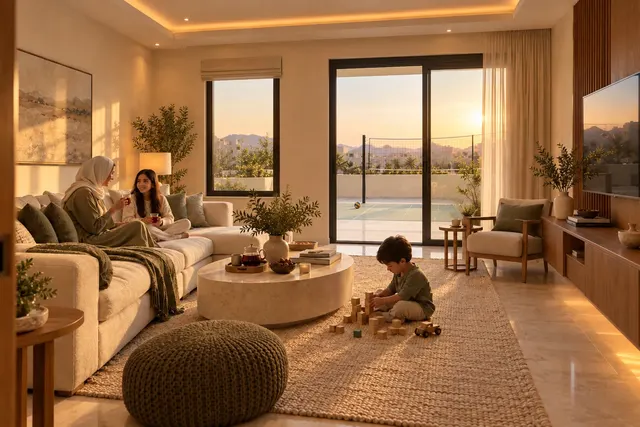 Madinah Family Villa · Interior · Media lounge