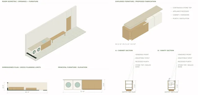 Roxbury Residence — Mud + Laundry / Fitted Storage
