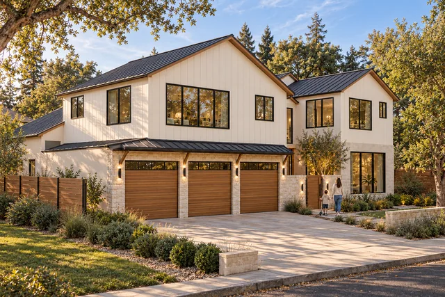 Roxbury Residence — Exterior · Front left approach