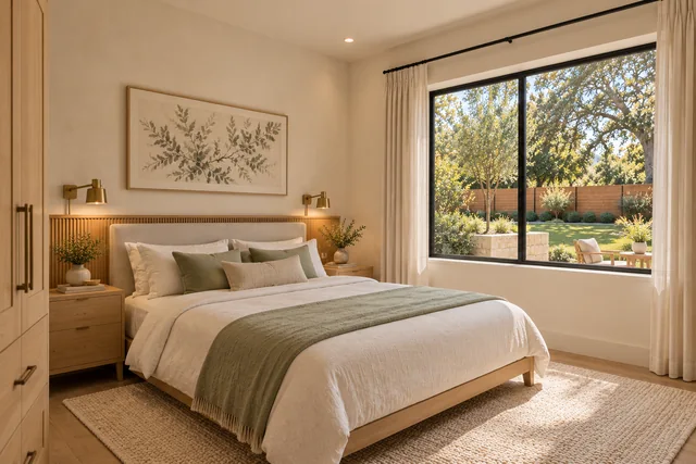 Roxbury Residence — Interior · In law bedroom